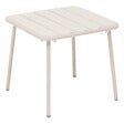 HESPERIDE - Table basse de jardin carrée "Phuket" argile en acier traité en époxy - vignette