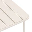 HESPERIDE - Table basse de jardin carrée "Phuket" argile en acier traité en époxy - vignette