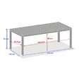 HESPERIDE - Table de jardin "Deona" 8 places en acacia - vignette