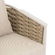 HESPERIDE - Lot de 2 fauteuils de jardin "Yconia" argile & beige aluminium et polyester - vignette