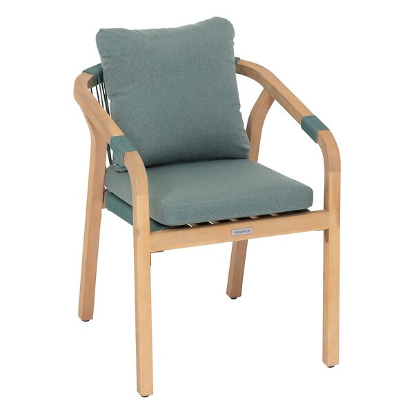 HESPERIDE - Fauteuil de jardin "Papouasie" vert olive en acacia - large