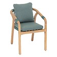 HESPERIDE - Fauteuil de jardin "Papouasie" vert olive en acacia - vignette