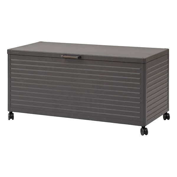 HESPERIDE - Coffre de rangement "Edenio" graphite L 182,2 x 78 x 89,4cm en aluminium 1070 L - large