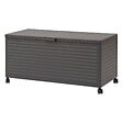 HESPERIDE - Coffre de rangement "Edenio" graphite L 182,2 x 78 x 89,4cm en aluminium 1070 L - vignette