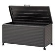 HESPERIDE - Coffre de rangement "Edenio" graphite L 182,2 x 78 x 89,4cm en aluminium 1070 L - vignette