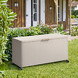 HESPERIDE - Coffre de rangement "Edenio" argile 670 L  141,6 x 72 x 78cm en aluminium - vignette