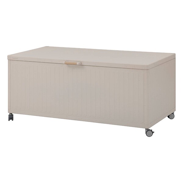 HESPERIDE - Coffre de rangement "Edenio" argile L 182,2 x 78 x 89,4cm en aluminium 1070 L - large