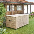 HESPERIDE - Coffre de rangement "Bayana" savana 1500L en acier traité époxy - vignette