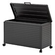 HESPERIDE - Coffre de rangement "Edenio" graphite S 130 x 60,4 x 78cm en aluminium 510 L - vignette