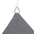 HESPERIDE - Voile d ombrage rectangulaire "Anori" 4x3m en polyester - Gris - vignette