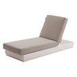 HESPERIDE - Lit de piscine "Allure" avoine polyester et aluminium - vignette