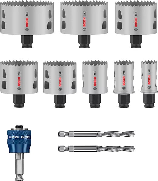 BOSCH - Coffret de 8 scies trépans PRO BIM Multi Material PC Plus - BOSCH - 2608594430 - large
