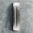 SECURY-T - Poignée de tirage sur plaque de propreté inox SS304 - 300X75X2 mm - vignette