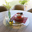 HESPERIDE - Plateau mobile tournant D70cm en verre trempé - vignette