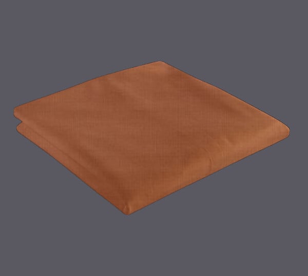 HABRITA - Bâche pergola polyester PER 3433gR - Rouille - L.300xH.293cm - large