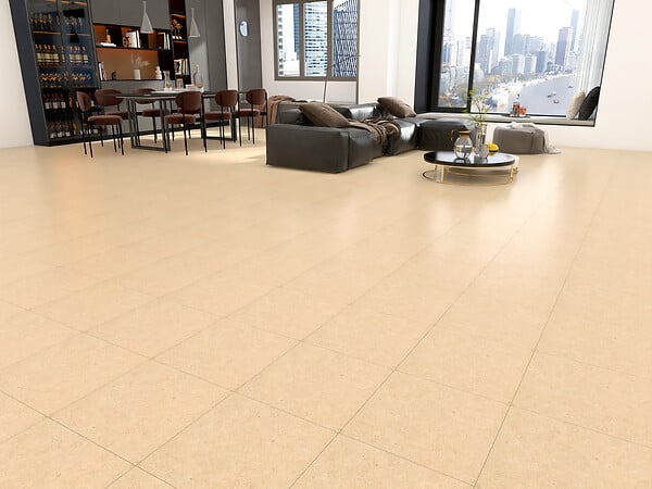 HOMELIKE - Dalle PVC autoadhésive - Beige rosé - large