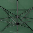 HESPERIDE - Parasol déporté carré "Manoa" vert olive D2,5x2,5m en acier - vignette