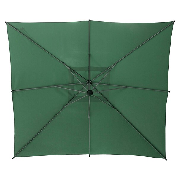 HESPERIDE - Parasol déporté carré "Manoa" vert olive D2,5x2,5m en acier - large