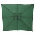 HESPERIDE - Parasol déporté carré "Manoa" vert olive D2,5x2,5m en acier - vignette