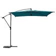 HESPERIDE - Parasol déporté carré "Manoa" bleu canard D2,5x2,5m en acier - vignette