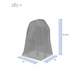 HESPERIDE - Housse de protection "Hambo" pour pile de chaises 120x70x70cm en polyester - vignette