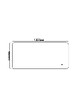 LUXURYBAIN - LuxuryBain- Miroir de salle de bain LED 130x60cm à luminosité variable LB-85070-130-60 - vignette