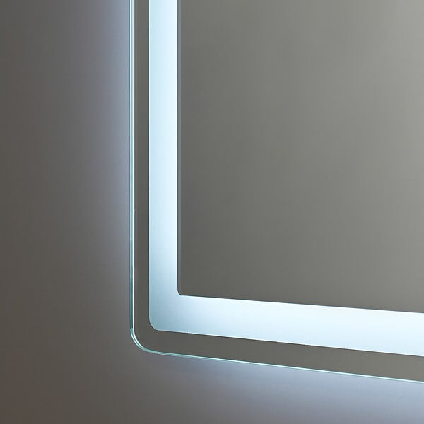 LUXURYBAIN - LuxuryBain- Miroir de salle de bain LED anti buée 120x60cm à luminosité variable rectangulaire - large