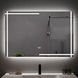 LUXURYBAIN - Miroir salle de bain LED 120x60cm anti buée et LED 3 couleurs LB-4693 - vignette