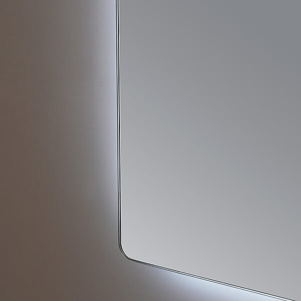 LUXURYBAIN - LuxuryBain- Miroir Salle de Bain LED 90x60cm anti buée et LED 3 couleurs à luminosité Variable LB-85070-90-60 - large