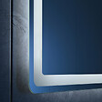 LUXURYBAIN - Miroir salle de bain LED 90x60cm anti buée avec LED 3 couleurs et loupe x3 LB-3612 - vignette