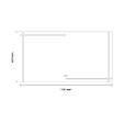 LUXURYBAIN - Miroir salle de bain LED 110x60cm anti buée et LED 3 couleurs LB-4693 - vignette