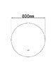 LUXURYBAIN - LuxuryBain- Miroir de salle de bain LED 80cm rond à luminosité variable LB-316080-80-80 - vignette