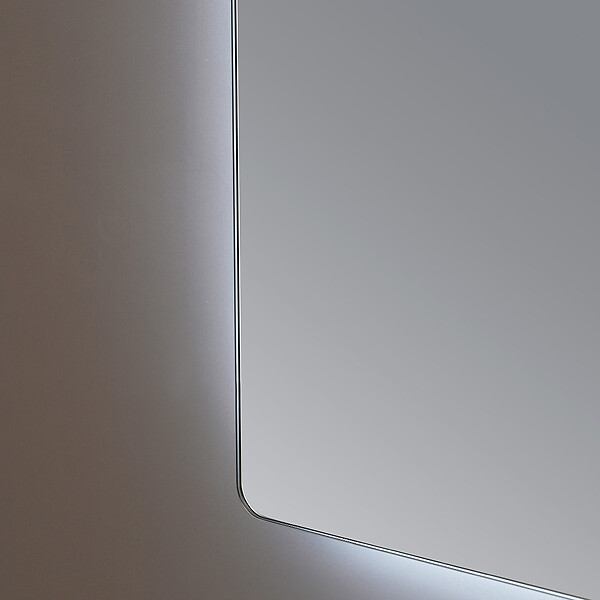 LUXURYBAIN - LuxuryBain- Miroir de salle de bain LED 120x60cm anti buée à luminosité variable rectangulaire - large