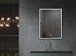 LUXURYBAIN - LuxuryBain- Miroir de Salle de Bain LED 60x80cm avec cadre en aluminium noir LB-126080-60-80 - vignette