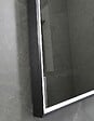 LUXURYBAIN - LuxuryBain- Miroir de Salle de Bain LED 60x80cm avec cadre en aluminium noir LB-126080-60-80 - vignette