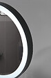 LUXURYBAIN - LuxuryBain- Miroir salle de bain, coiffeuse à LED 45cm à intensité variable avec cadre en aluminium Noir LB-1200 - vignette