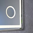 LUXURYBAIN - Miroir salle de bain LED 110x60cm anti buée avec LED 3 couleurs et loupe x3 LB-3612 - vignette