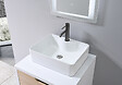 LUXURYBAIN - LuxuryBain- Mitigeur, robinet de lavabo pour salle de bain design et moderne (Gris brossé) - vignette