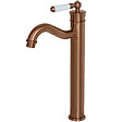 ESSEBAGNO - Leeds mitigeur lavabo rétro haut cuivre brossé - vignette