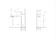 LUXURYBAIN - LuxuryBain- Robinet, mitigeur de lavabo pour salle de bain carré (Gris brossé) - vignette