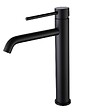 LUXURYBAIN - Grand Mitigeur, robinet de lavabo pour salle de bain réhaussé design et moderne (Noir) - vignette
