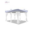 HESPERIDE - Toile de tonnelle "Santorini" ardoise 4x3m en polyester - vignette