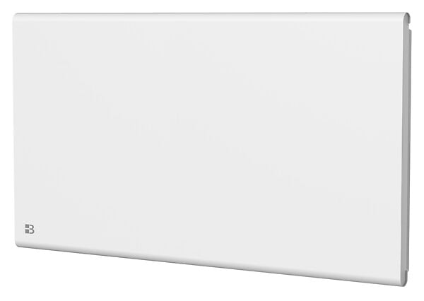 BESTHERM - Radiateur électrique fixe à inertie sèche - Double cœur de chauffe - BESTHERM - FREYA 1500W - horizontal blanc - NF - large