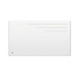 BESTHERM - Radiateur électrique fixe à inertie sèche fonte - BESTHERM - MOTU 1500W - horizontal blanc - NF - vignette