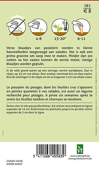 ARBORIX - Pourpier Vert - Ca. 1,5 gr (Livraison Gratuite) - large