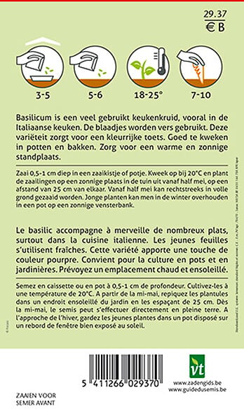 ARBORIX - Basilic Rouge - Ca. 0,5 gr (Livraison Gratuite) - large
