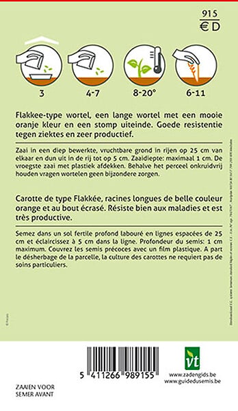 ARBORIX - Carottes Senior F1 Hybride - Ca. 2 gr (Livraison Gratuite) - large