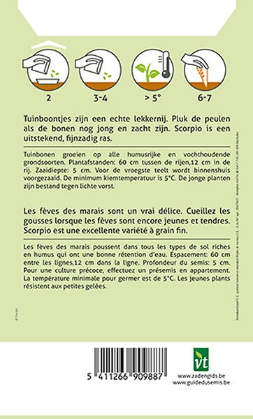 ARBORIX - Fèves Des Marais Scorpio - Ca. 40 gr (Livraison Gratuite) - large