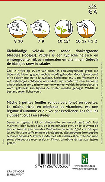 ARBORIX - Mache Verte De Cambrai - Ca. 3 gr (Livraison Gratuite) - large