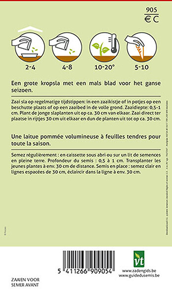 ARBORIX - Laitue Appia - Ca. 3 gr (Livraison Gratuite) - large